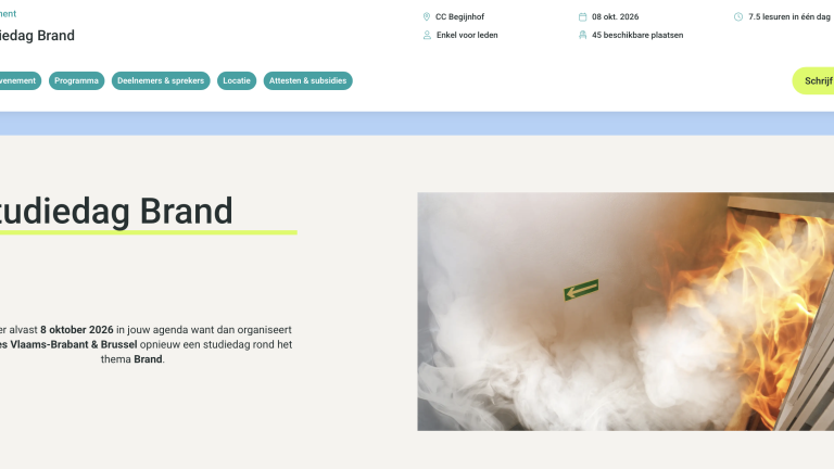 Studiedag brand prebes